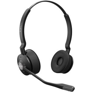 Jabra Engage 55 Vervangende stereo draadloze headset - Noise cancelling microphone, gehoorbescherming - Zwart