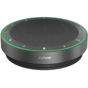 Jabra Speak2 75 Draadloze Bluetooth Speakerphone - USB-C Adapter - 4 Noise Cancelling Microfoons - 65mm Luidspreker - MS Teams Compatibel - Donkergrijs