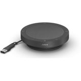 Jabra Speak2 40 Draagbare Speakerphone - 4 Noise Cancelling Microfoons - 50mm Full-Range Speaker - USB-A en USB-C - Zoom en Google Meet - Donkergrijs