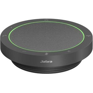 Jabra Speak2 40 Draagbare Speakerphone - 4 Noise Cancelling Microfoons - 50mm Full-Range Speaker - USB-A en USB-C - Zoom en Google Meet - Donkergrijs