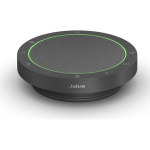 Jabra Speak2 40 Draagbare Speakerphone - 4 Noise Cancelling Microfoons - 50mm Full-Range Speaker - USB-A en USB-C - Zoom en Google Meet - Donkergrijs