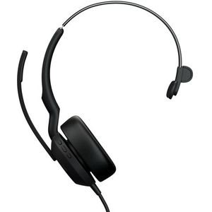 Jabra - Evolve2 50 - Kantoorheadset - Zwart - Bedraad - USB-C