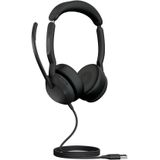 Jabra Evolve2 50 Link380a UC Stereo - bedrade stereo headset met USB-A