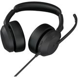Jabra - Evolve2 50 - Stereo Headset - Zwart - Active Noise Cancellation