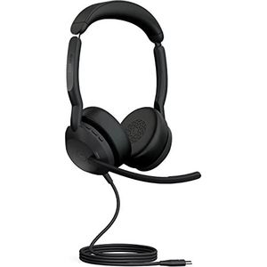 Jabra Evolve2 50 Headset Bedraad Hoofdband Kantoor/callcenter USB Type-C Zwart