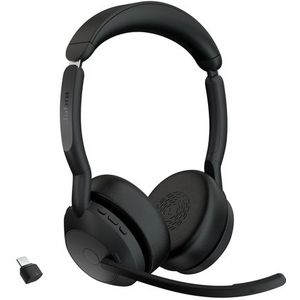 Jabra - Evolve2 55 UC - Draadloze Headset - Zwart - USB-C