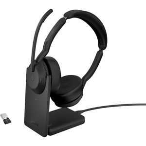Jabra Evolve2 55 UC Stereo - Headset - On-Ear - Bluetooth - kabellos - aktive Rauschunterdrückung