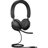 Jabra - Evolve2 40 SE - Headset - Bedraad - Zwart - USB Type-A