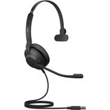 Jabra Evolve2 30 SE - Kabelgebundenes Mono-Headset mit Geräuschunterdrückung und 2-Mikrofon-Technologie - inkl. USB-A-Kabel - Mit allen führenden Unified Communications-Plattformen nutzbar - Schwarz