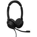 Jabra Evolve2 30 SE - Kabelgebundenes Stereo-Headset mit Geräuschunterdrückung und 2-Mikrofon-Technologie - inkl. USB-C-Kabel - Mit allen führenden Unified Communications-Plattformen nutzbar - Schwarz