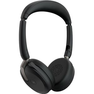 Jabra Evolve2 65 Flex Link380c MS Stereo - draadloze stereoheadset met USB-C - gecertificeerd voor Microsoft Teams