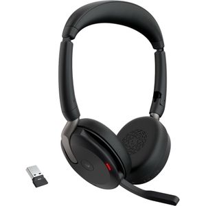 Jabra Evolve2 65 Flex MS Stereo - Headset - On-Ear - Bluetooth - kabellos - aktive Rauschunterdrückung