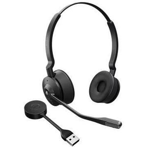 Jabra Engage 55 SE Stereo - Headset - On-Ear - DECT - kabellos - USB-A über DECT-Adapter