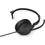 Jabra - Evolve2 50 - Kantoorheadset - Zwart - Bedraad - USB-A