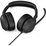Jabra - Evolve2 50 - Kantoorheadset - Zwart - Bedraad - USB-A