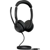 Jabra - Evolve2 50 - Kantoorheadset - Zwart - Bedraad - USB-A