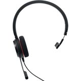 Jabra Evolve 20 Headset Bedraad Hoofdband Kantoor/callcenter USB Type-C / USB Type-A Zwart
