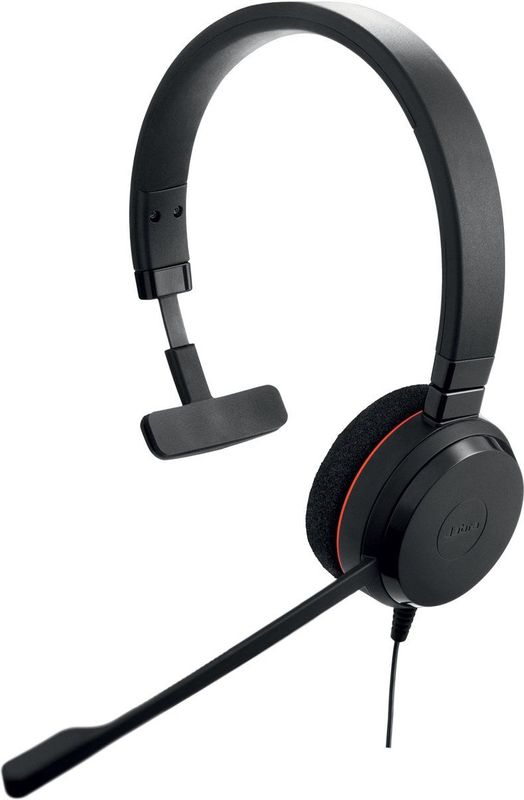 Jabra Evolve 20 Headset Bedraad Hoofdband Kantoor/callcenter USB Type-C / USB Type-A Zwart