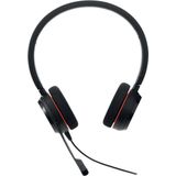 Jabra - Evolve 20 - Bedrade Headset - Zwart - USB Type-C / USB Type-A