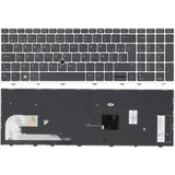 HP - Laptop Toetsenbord Azerty BE - Interne Toetsenbord - Zilver/Zwart