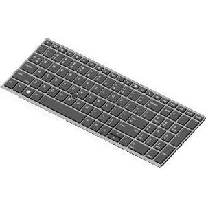 HP - Laptop Toetsenbord Azerty BE - Interne Toetsenbord - Zilver/Zwart
