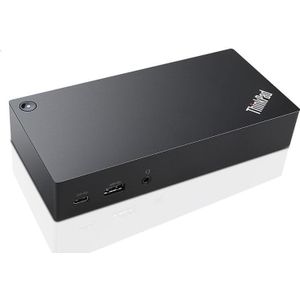 Lenovo - ThinkPad USB-C Dock - Docking Station - Zwart - USB-C - VGA, 2 x DP