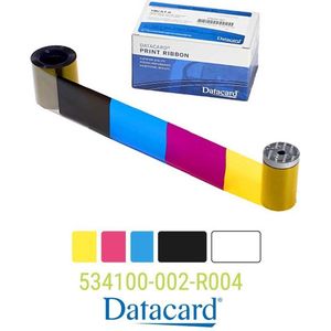 Datacard kleuren lint YMCKO Halfpanel 534100-002-R004 (650)