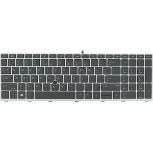 HP - Vervangend Toetsenbord - Blauw - Voor ProBook 640 G5 en 650 G4 - Met Achtergrondverlichting