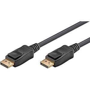 Microconnect DP-MMG-150V1.4 DisplayPort-kabel (1,5 m, DisplayPort, stekker, goud) zwart