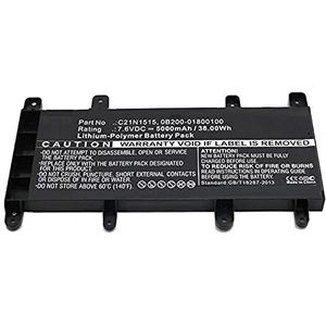 k.A. Akku für Asus C21N1515 Li-Pol 7,6 Volt 5000 mAh schwarz