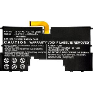 CoreParts - Laptop Batterij - Zwart - 40Wh Li-Pol 7.7V 5200mAh