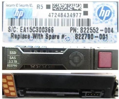 Hewlett Packard Enterprise - DRV SSD 3.2TB 12G 2.5 SAS MU - Solid State Drive