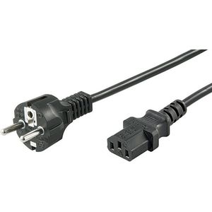 MICROCONNECT Power Cord CEE 7/7 - C13 1m zwart,