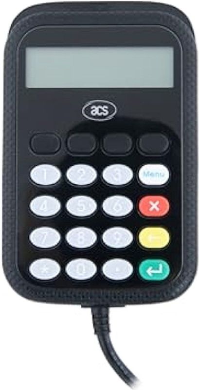 ACS - USB Full-Size Contact Smart - Geheugenkaartlezer - Zwart