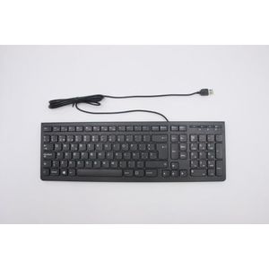 Lenovo USB keyboard with Spanish layout, ergonomic design, FRU01AH613 (layout, ergonomic design)