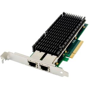 MicroConnect MC-PCIE-X540 Netwerkkaart Ethernet 10000 Mbit/s Ingebouwd (Ethernet), Netwerkkaarten, Groen