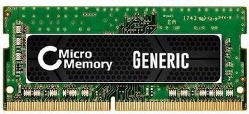 CoreParts - MMHP181-8GB Geheugenmodule - 8GB - DDR4 - 2666 MHz - Groen