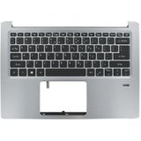 Acer Laptop Toetsenbord Qwerty US + Top Cover - Zilver