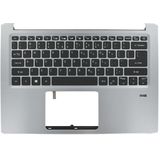 Acer Laptop Toetsenbord Qwerty US + Top Cover - Zilver