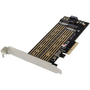 Adapter - PCIe x4 M.2 NVMe - Zwart - Multifunctioneel