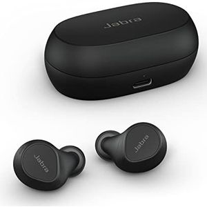 Jabra Elite 7 Pro In Ear Bluetooth Earbuds - Adjustable Active Noise Cancellation True Wireless Buds in a compact design with Jabra MultiSensor Voice for Clear Calls - Black