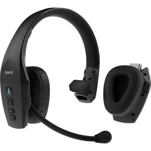 Jabra BlueParrott S650-XT draadloze headset - 2in1 stereo naar mono Bluetooth hoofdtelefoon voor heldere gesprekken - met 4 microfoons om 96% achtergrondgeluid te onderdrukken en ruisonderdrukking