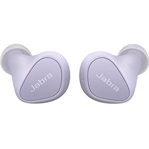 Jabra Elite 3 draadloze Bluetooth hoofdtelefoon, echte draadloze hoofdtelefoon met ruisonderdrukking, 4 geïntegreerde microfoons voor aanpasbaar geluid en mono-modus, paars