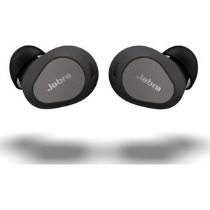 Jabra Elite 10 - Draadloze Oordopjes met Noise Cancellation - Dolby Atmos - Zeer Comfortabel - Titanium Zwart