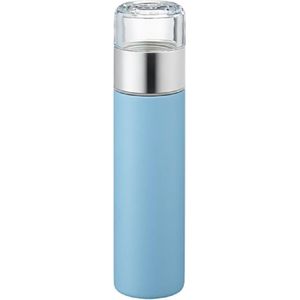 Po Thermofles - inclusief theefilter -  240 ML - Baby Blue