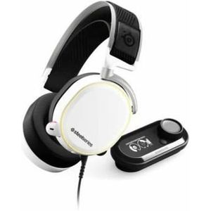 Steelseries ARCTIS PRO+ GAME DAC Over Ear headset Gamen Kabel Stereo Wit, Zwart Ruisonderdrukking (microfoon), Noise Cancelling Volumeregeling, Microfoon