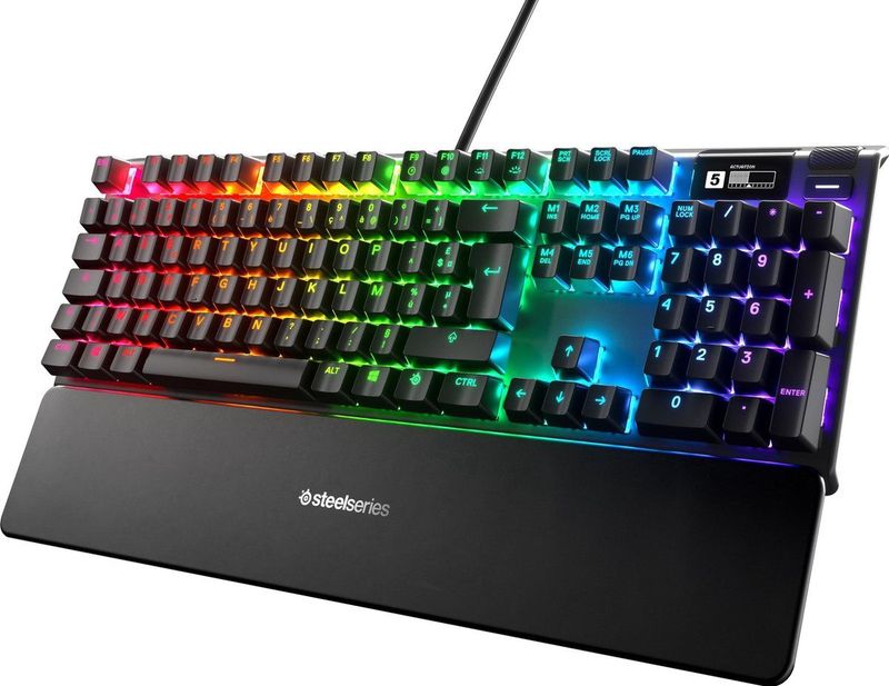 SteelSeries Apex Pro - Azerty - Mechanisch Gaming Toetsenbord Aanpasbare Omnipoint Switches – OLED Display - RGB