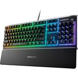 SteelSeries - Apex 3 - Gaming Toetsenbord - Zwart - RGB - Waterbestendig