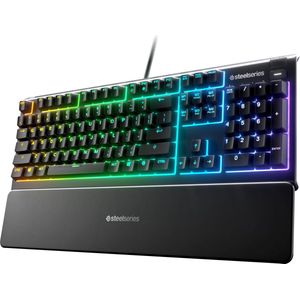 SteelSeries - Apex 3 - Gaming Toetsenbord - Zwart - RGB - Waterbestendig