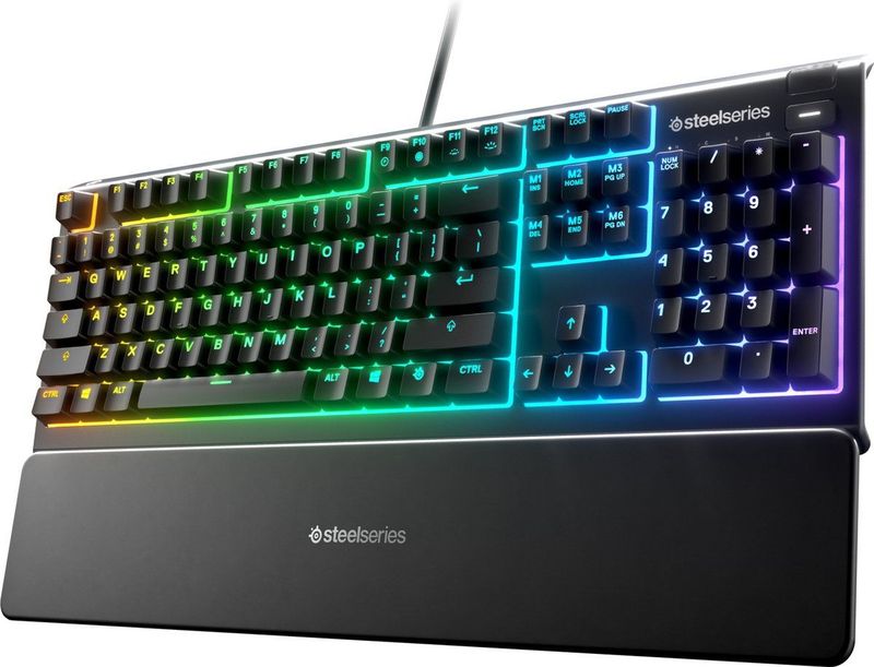 SteelSeries - Apex 3 - Gaming Toetsenbord - Zwart - RGB - Waterbestendig